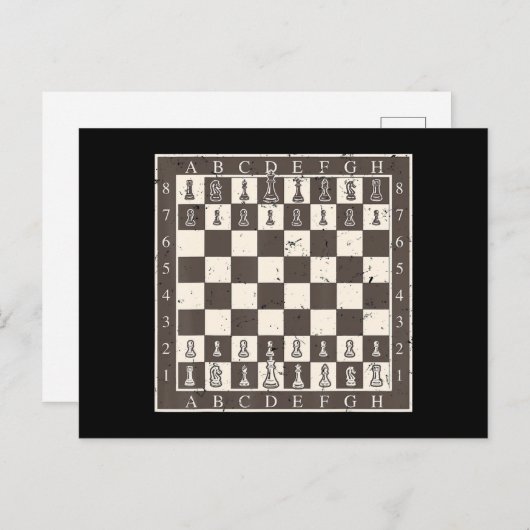 Cool Chess Board Halloween Costume Funny Lazy DIY Aankondigingskaart (Voorkant / Achterkant)