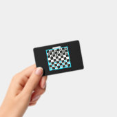 Cool Chess Board Halloween Costume Funny Lazy DIY Badge (Handheld)