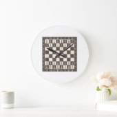 Cool Chess Board Halloween Costume Funny Lazy DIY Grote Klok (Huis)