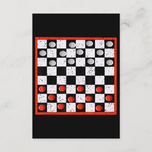 Cool Chess Board Halloween Costume Funny Lazy DIY Informatiekaartje (Voorkant)