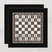 Cool Chess Board Halloween Costume Funny Lazy DIY Kaart (Voorkant / Achterkant)