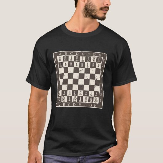 Cool Chess Board Halloween Costume Funny Lazy DIY T-shirt (Voorkant)