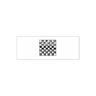 Cool Chess Board Halloween Costume Funny Lazy DIY Zelfinktende Stempel