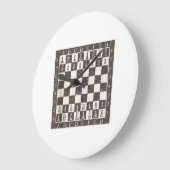 Cool Chess Board Halloween Costume Funny Lazy Grote Klok (Hoek)