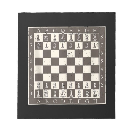 Cool Chess Board Halloween Costume Funny Lazy Notitieblok (Voorkant)
