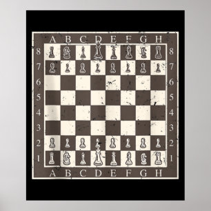 Cool Chess Board Halloween Costume Funny Lazy Poster