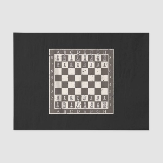 Cool Chess Board Halloween Costume Funny Lazy Tissuepapier (Voorkant)