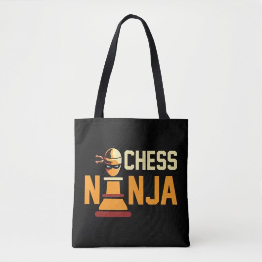 Cool Chess Ninja Chess Lovers Gift Tote Bag (Voorkant)