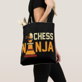 Cool Chess Ninja Chess Lovers Gift Tote Bag (Dichtbij)