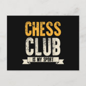 Cool Chess Player Lover Birthday Gift Chess Club Aankondigingskaart (Voorkant)