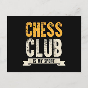 Cool Chess Player Lover Birthday Gift Chess Club Aankondigingskaart