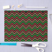 Cool Chevron-patroon op zwart Tissuepapier (Craft)