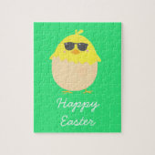 Cool Chick funky Easter yellow chick Legpuzzel (Verticaal)
