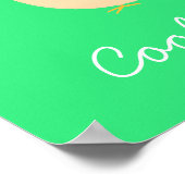 Cool Chick funky Easter yellow chick Poster (Hoek)