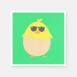 Cool Chick funky Easter yellow chick Servet