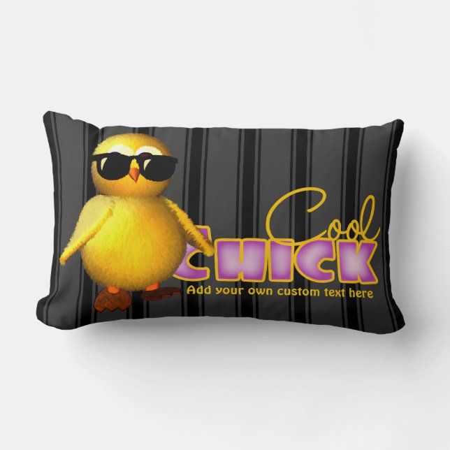 Cool Chick op maat Kussen (Voorkant)