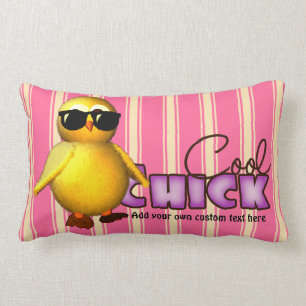 Cool Chick op maat Kussen