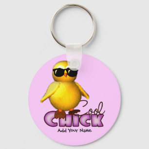 Cool Chick persoonlijke Sleutelhanger