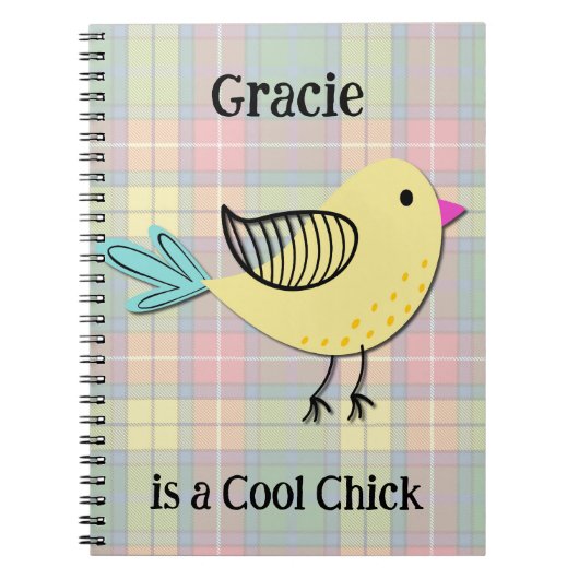 Cool Chick Retro Fun Journal Notitieboek (Voorkant)