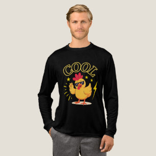 Cool Chick – Retro Grappig Kip T-Shirt