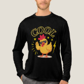 Cool Chick – Retro Grappig Kip T-Shirt (Voorkant volledig)