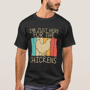 Cool Chicken Art voor Mannen Vrouwen Kippenliefheb T-shirt