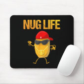 Cool Chicken Nugget Art For Boys Kids Chicken Nugg Muismat (Met muis)