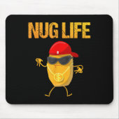 Cool Chicken Nugget Art For Boys Kids Chicken Nugg Muismat (Voorkant)