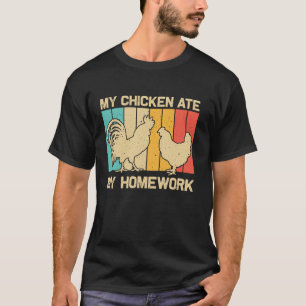 Cool Chicken voor Kids Boys Haan Hen Lover Chick T-shirt