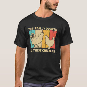Cool Chicken Voor Mannen Vrouwen Haan Hen Lover Ch T-shirt