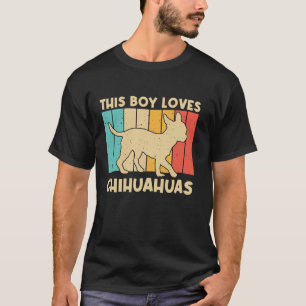 Cool Chihuahua voor jongens Kinder jaren 80 honden T-shirt