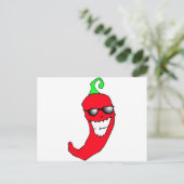 Cool Chili Pepper Briefkaart (Staand voorkant)