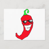 Cool Chili Pepper Briefkaart (Voorkant)
