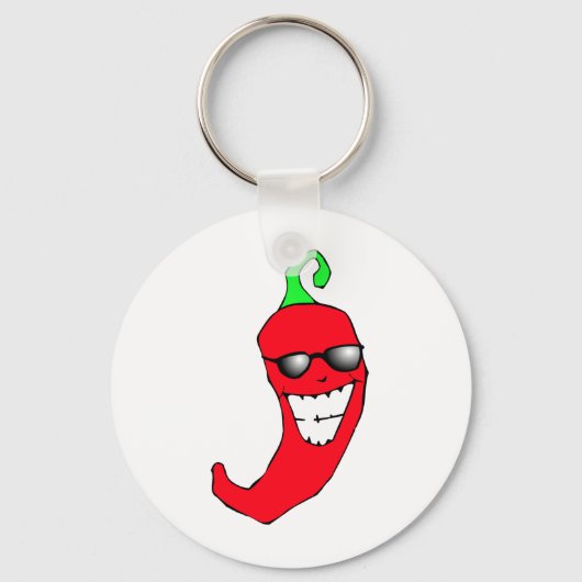 Cool Chili Pepper Sleutelhanger (Voorkant)