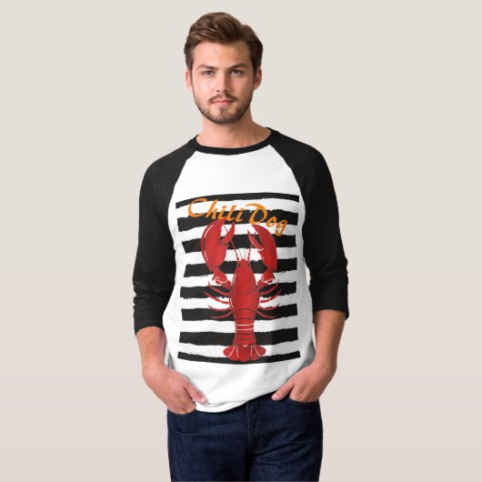 Cool ChiliDog Boating T-shirt! T-shirt (Voorkant volledig)