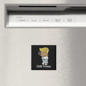 Cool Chill Guy Meme T - shirts - Trump Chill Guy M Magneet (Insitu (Vaatwasser))