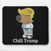 Cool Chill Guy Meme T - shirts - Trump Chill Guy M Muismat (Voorkant)