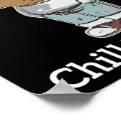 Cool Chill Guy Meme T - shirts - Trump Chill Guy M Poster (Hoek)