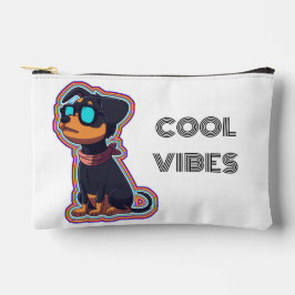 Cool chill kleurrijke levendige hond in een bril etui