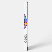 Cool chill kleurrijke levendige hond in een bril samsung galaxy hoesje (Linkerkant)