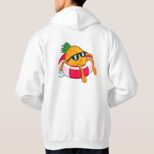 Cool Chill Pineappel Hoodie (Achterkant)