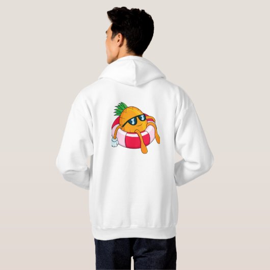 Cool Chill Pineappel Hoodie (Achterkant volledig)