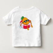 Cool Chill Pineappel Kinder Shirts (Achterkant)