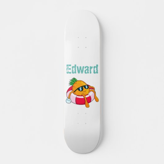 Cool Chill Pineappel Persoonlijk Skateboard (Voorkant)