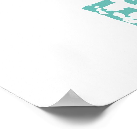 Cool Chill Pineappel Poster (Hoek)