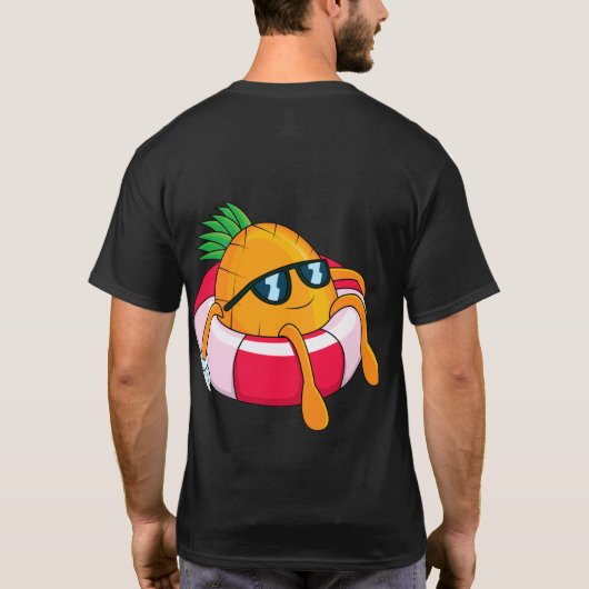 Cool Chill Pineappel T-shirt (Achterkant)