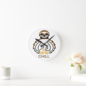 Cool Chill SLOTH- Behoud -natuur  Ronde Klok (Huis)