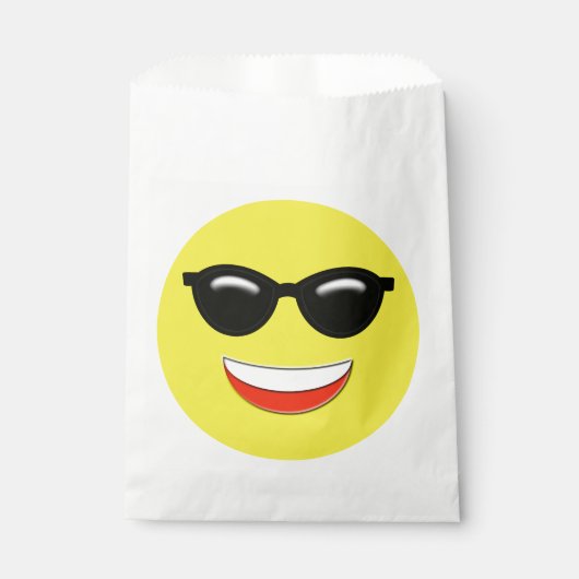 Cool Chill Zonnebril Emoji Bedankzakje (Voorkant)