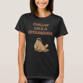 Cool Chillin Like A Villain Groundhog Day Boys en T-shirt (Voorkant)