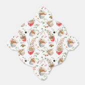 cool Chinees gevlekt voedselpatroon Bedankdoosjes (Uitgevouwen)